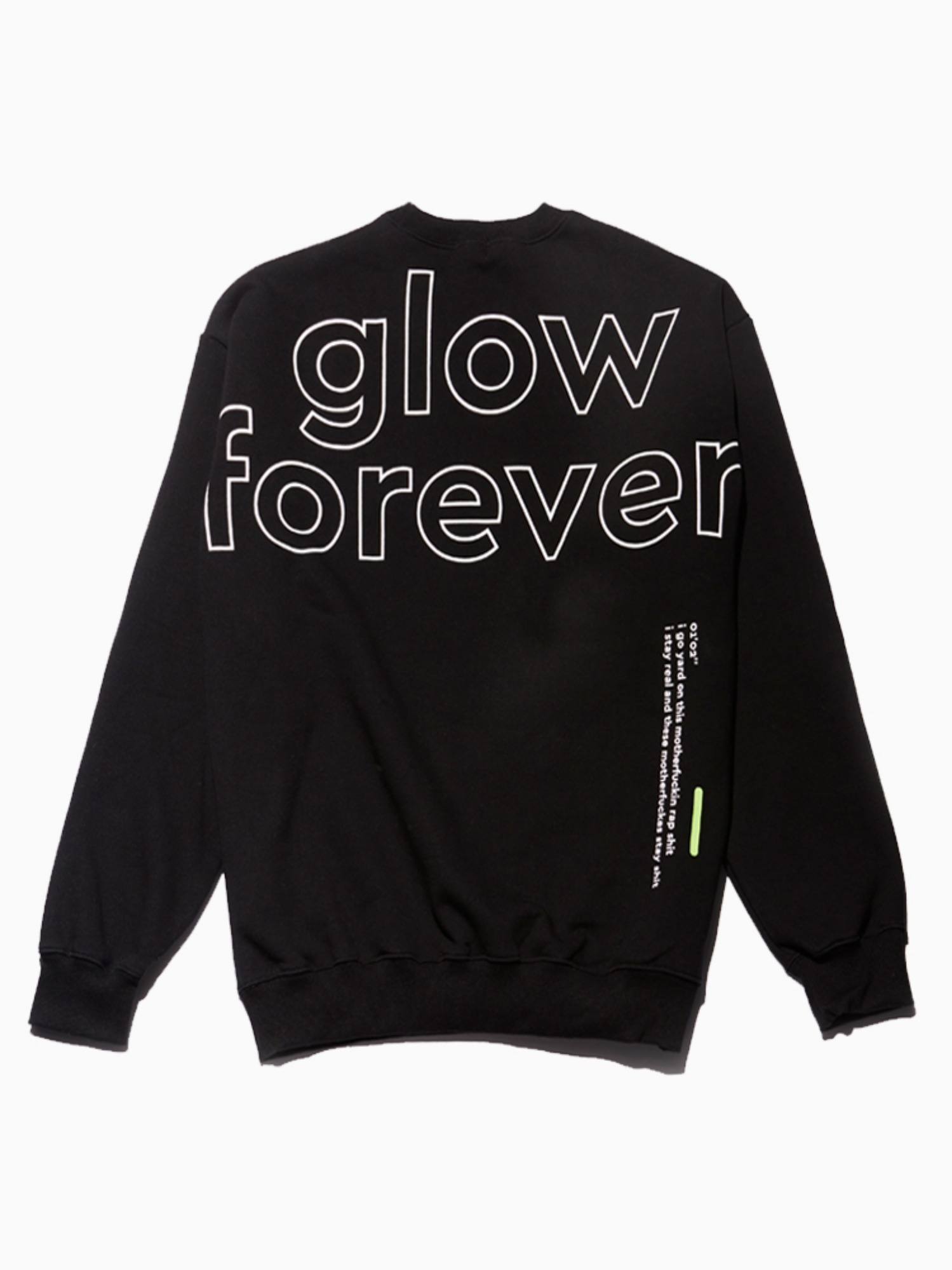 The Quiett [glow forever] - Crew neck Shirts Black (Limited)