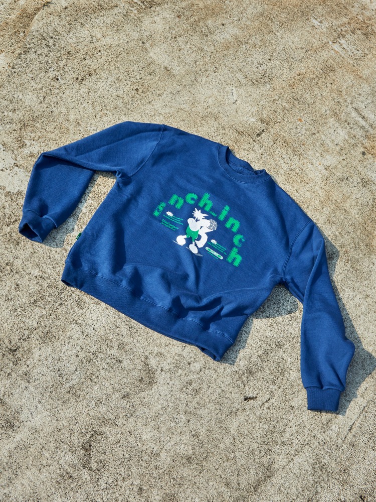 Spring Vintage Sweatshirt - Navy